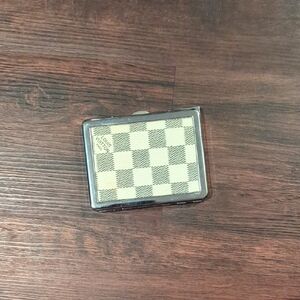 Checkered Card Holder